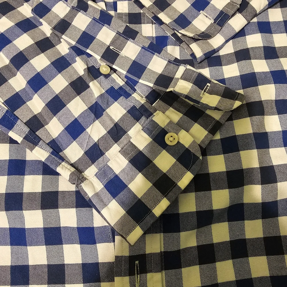 Polo Ralph Lauren Men's XL Gingham Oxford Shirt Blue/White Button Down Pony Logo